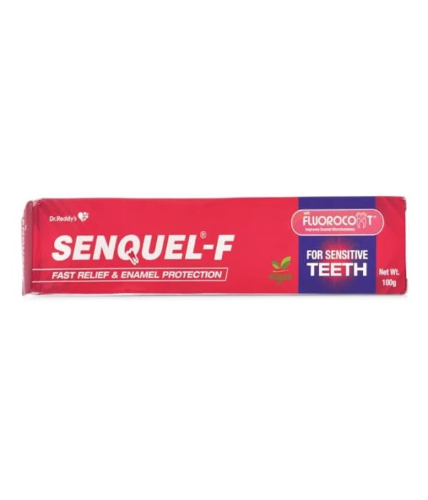 Senquel-F Medicated Toothpaste | For Sensitive Teeth & Gums | Fast Relief & Enamel Protection 100g