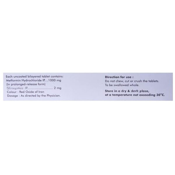 Diapride M2 Forte Tablet - Image 2