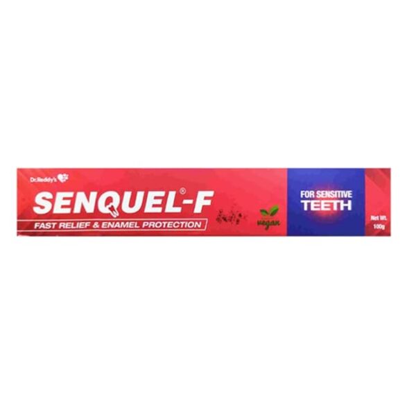 Senquel-F Medicated Toothpaste | For Sensitive Teeth & Gums | Fast Relief & Enamel Protection 100g - Image 3