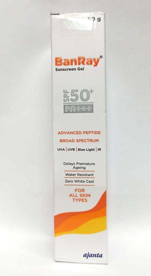 Banray Sunscreen Gel SPF 50 PA+++ - Image 5