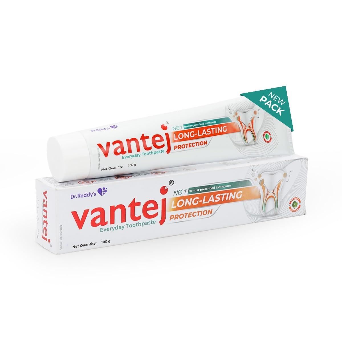 Vantej Extra Foaming Toothpaste | For Sensitivity Relief 100gm - Image 8