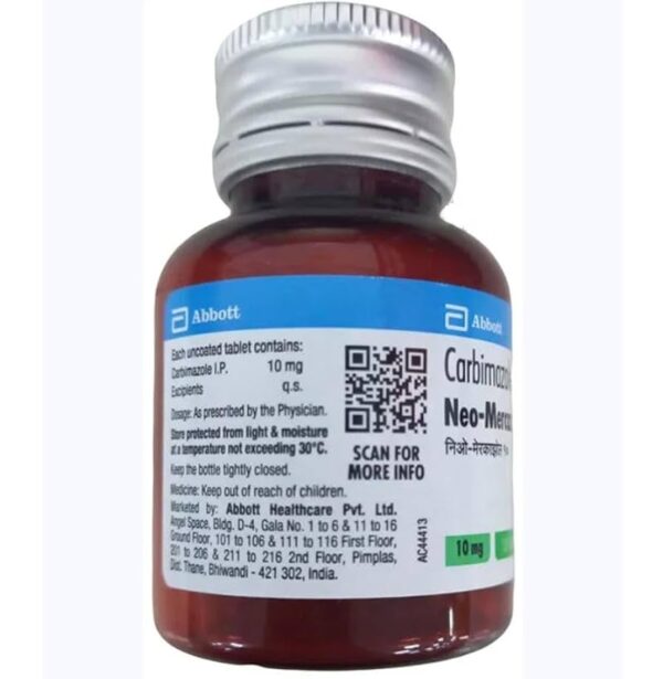 Neo-Mercazole 10 Tablet - Image 4