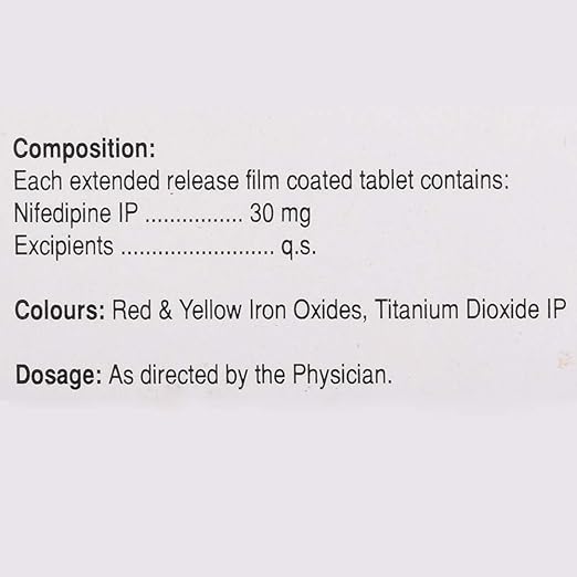 Nicardia XL 30 Tablet - Image 2