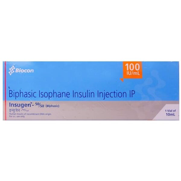 Insugen 50/50 Suspension for Injection 100IU/ml - Image 3