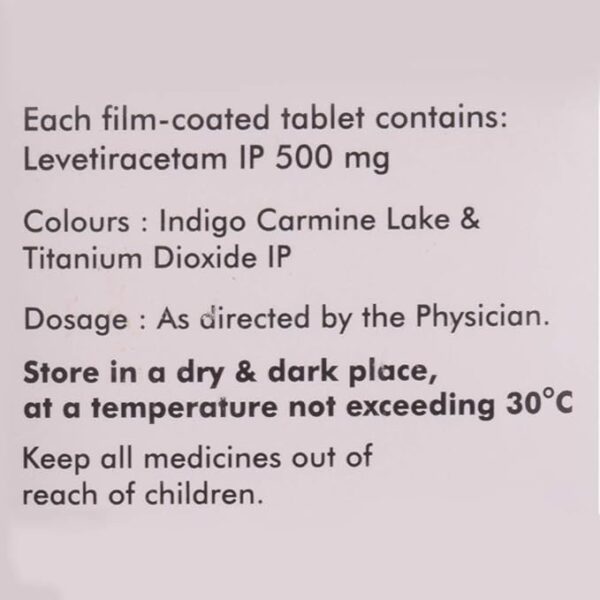 Levacetam 500 Tablet - Image 2