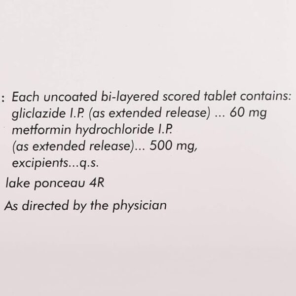 Diamicron XR Mex 30/500 Tablet - Image 2