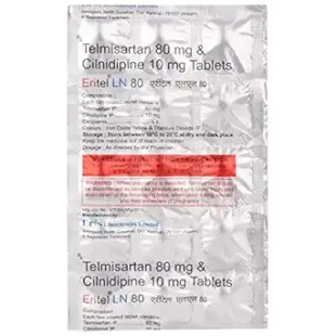 Eritel LN 80 mg/10 mg Tablet