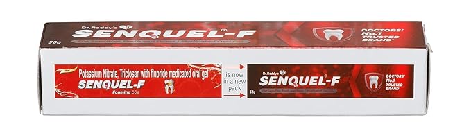 Senquel-F Foaming Medicated Oral Gel | For Sensitive Teeth & Gums 50gm - Image 2