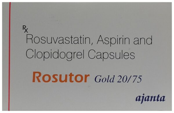 Rosutor Gold 20/75 Capsule