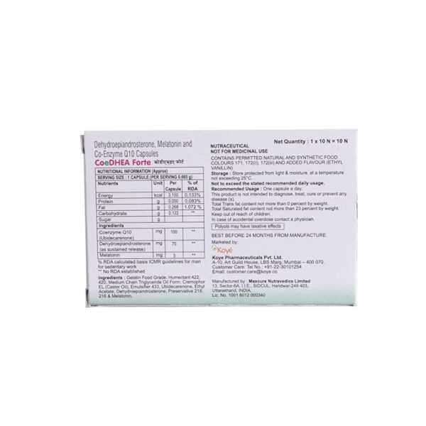 Coedhea Forte Soft Gelatin Capsule - Image 2
