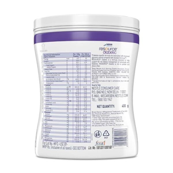 Nestle Resource Diabetic Supplement - Image 4