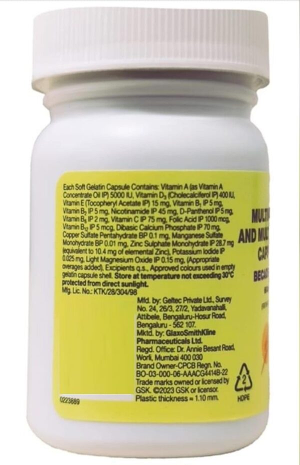 Becadexamin Multivitamin & Multimineral Capsule - Image 2