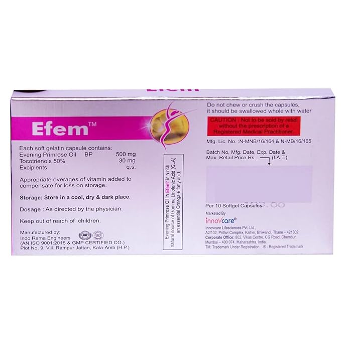 Efem 500mg Softgel Capsule - Image 3