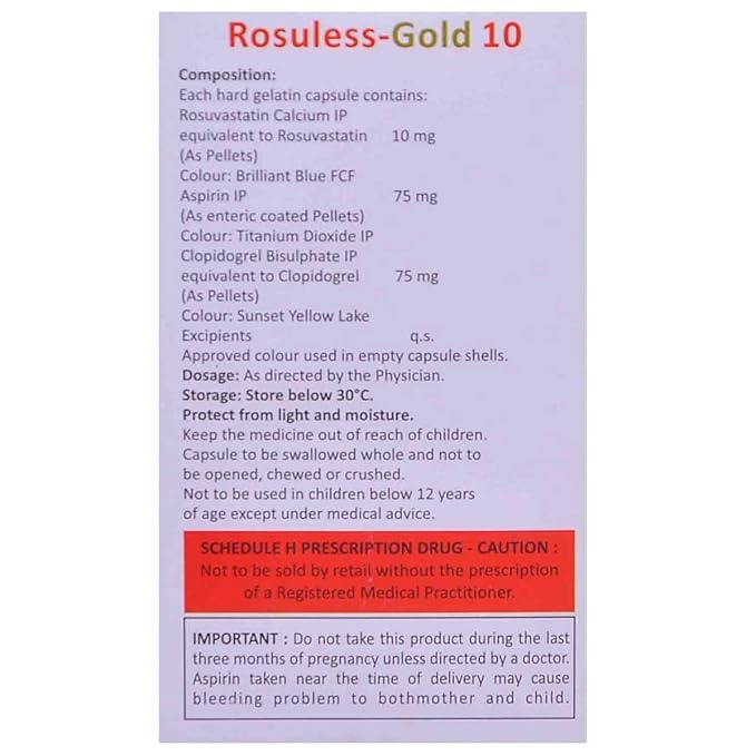 Rosuless-Gold 10 Capsule - Image 5