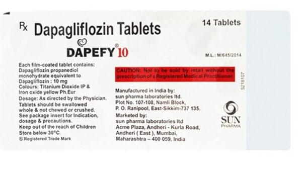 Dapefy 10mg Tablet - Image 2