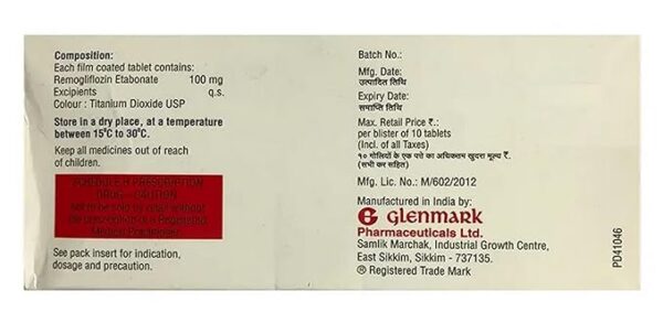 Remo 100mg Tablet - Image 2