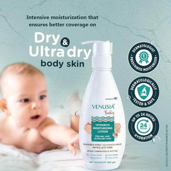 Venusia Baby Intensive Moisturizing Lotion - Image 2