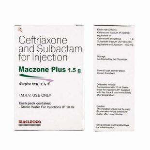 Maczone Plus 1000mg/500mg Injection