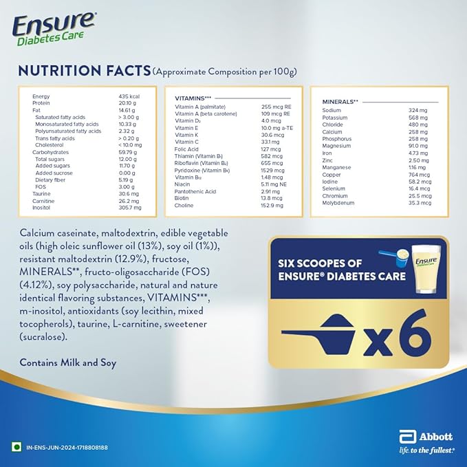 Ensure Diabetes Care Specialized Nutrition Drink Powder Vanilla Delight - Image 2