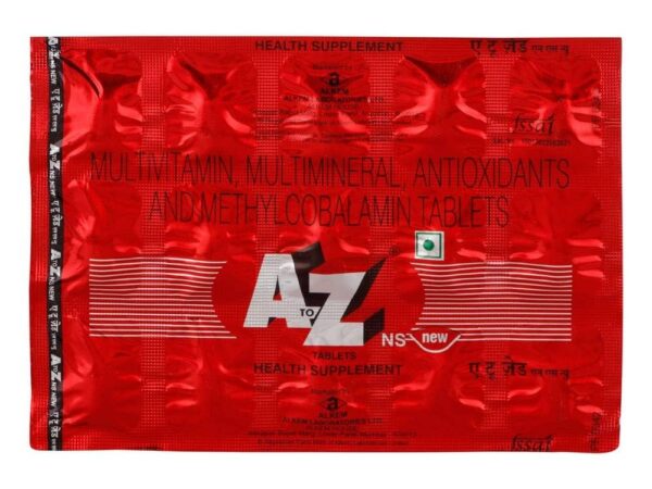 A to Z NS+ Daily Multivitamin Tablets – Zinc & Vitamin C for Immunity, B-Complex & Essential Nutrients for Energy & Wellness - Image 4
