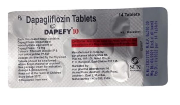 Dapefy 10mg Tablet - Image 3