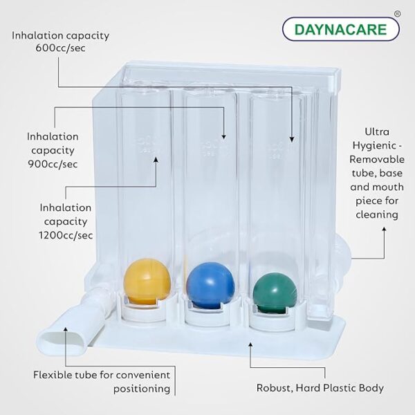 DAYNACARE Deep Breathing Lung Exerciser - Image 4