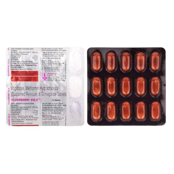 Gluconorm-VG 2 Tablet SR - Image 2