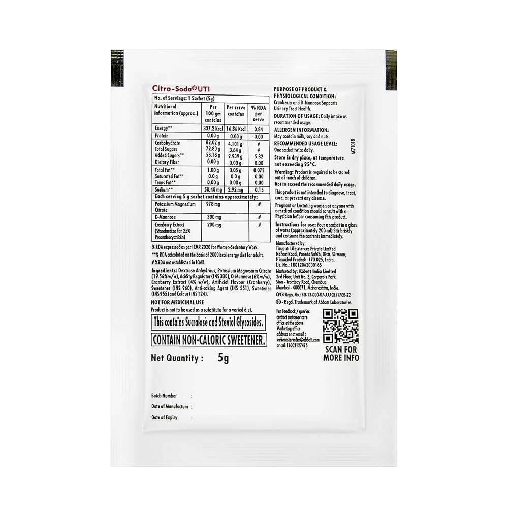 Citro-Soda UTI Powder Cranberry - Image 2