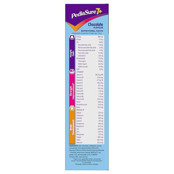 PediaSure 7+ Chocolate 400gm Refill Pack - Image 3