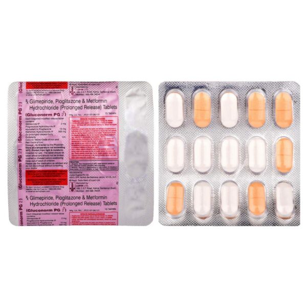 Gluconorm PG 2 Tablet PR - Image 2