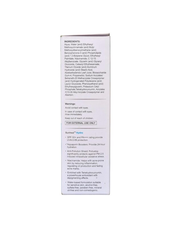 Sunheal Hydra Sunscreen Lotion SPF 50+ - Image 3