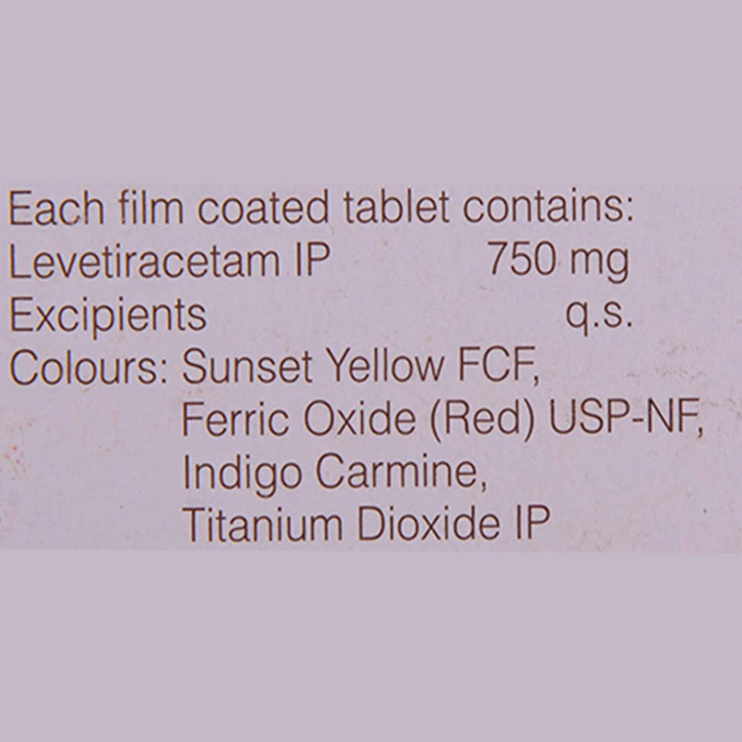 Levipil 750 Tablet - Image 2