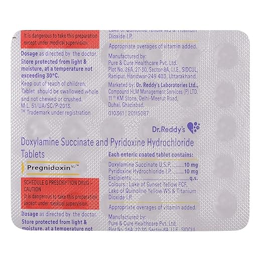 Pregnidoxin NU 10mg Tablet 1*30 - Image 4