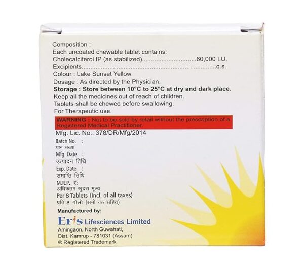 Tayo 60K Cholecalciferol Tablet | Flavour Orange - Image 2