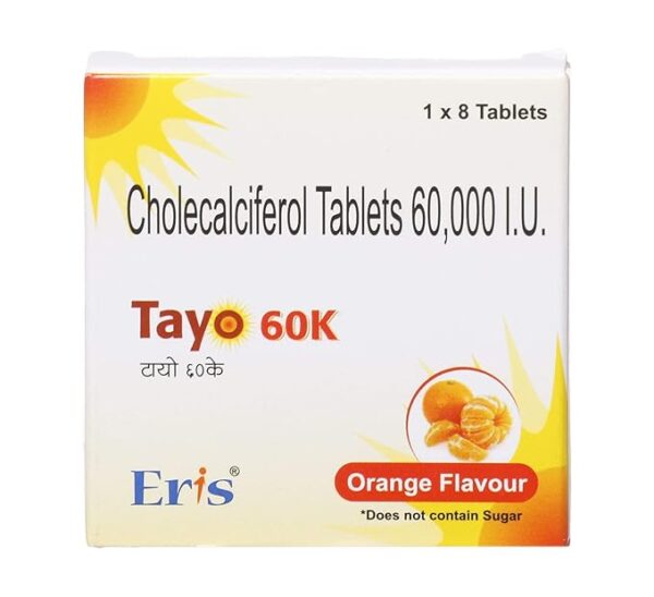 Tayo 60K Cholecalciferol Tablet | Flavour Orange - Image 3