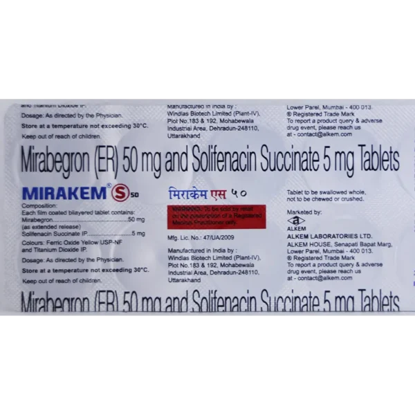 Mirakem S 50mg/5mg Tablet ER - Image 3