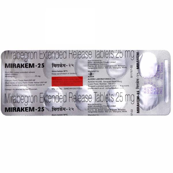 Mirakem 25mg Tablet - Image 2