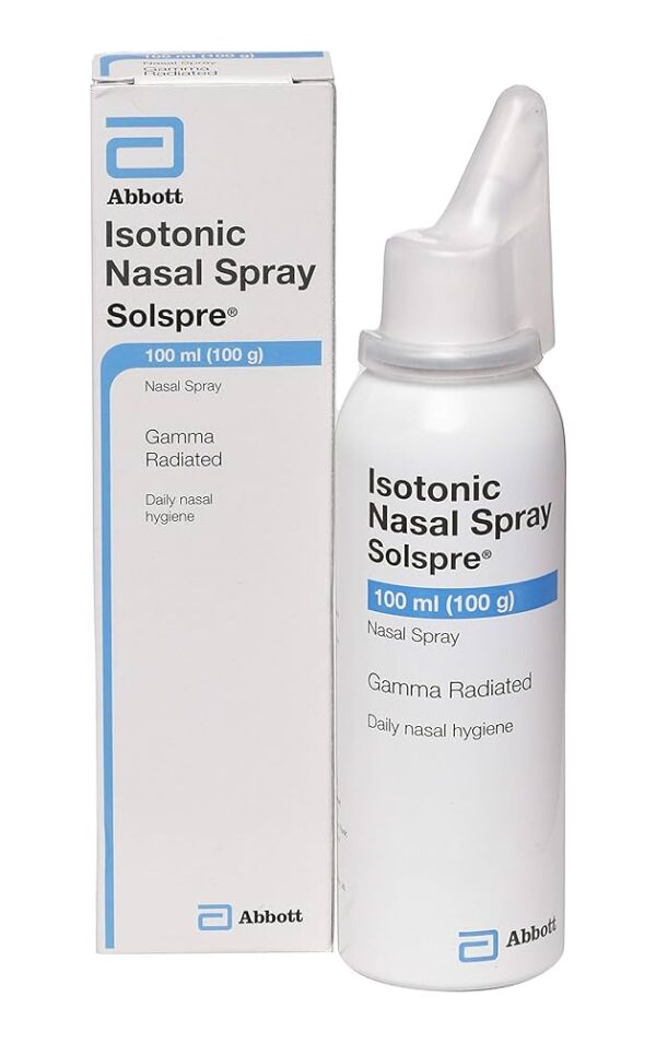 Solspre Isotonic Nasal Spray with Sodium Chloride | For Daily Nasal Hygiene