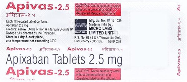 Apivas 2.5 Tablet - Image 5