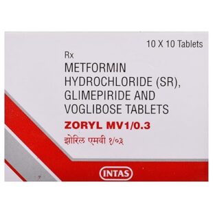 Zoryl MV 1/0.3 Tablet SR