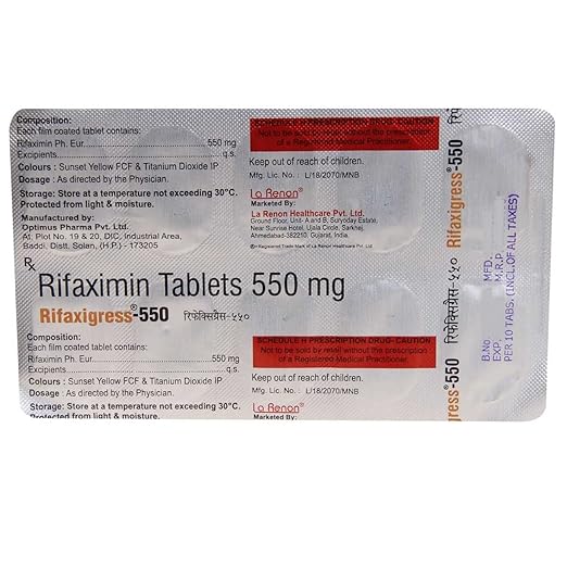 Rifaxigress 550 Tablet - Image 2