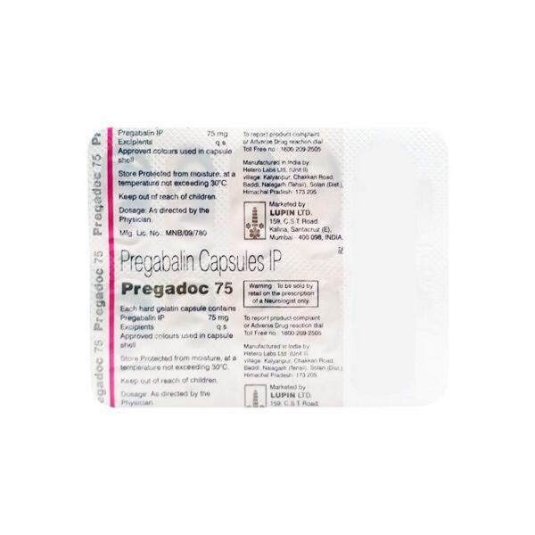Pregadoc 75 Capsule