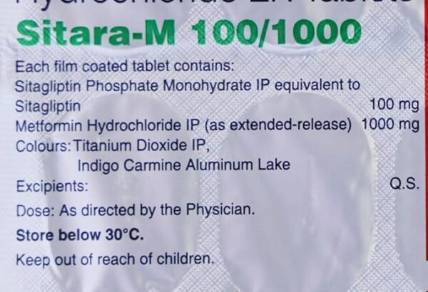 Sitara-M 100/1000 Tablet ER - Image 2