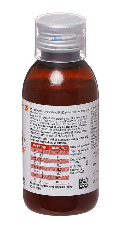 Calpol 250mg Paediatric Oral Suspension Strawberry - Image 3