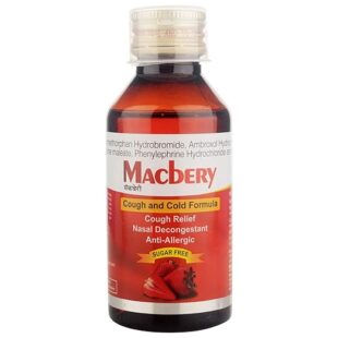 Macbery Syrup Strawberry Sugar Free