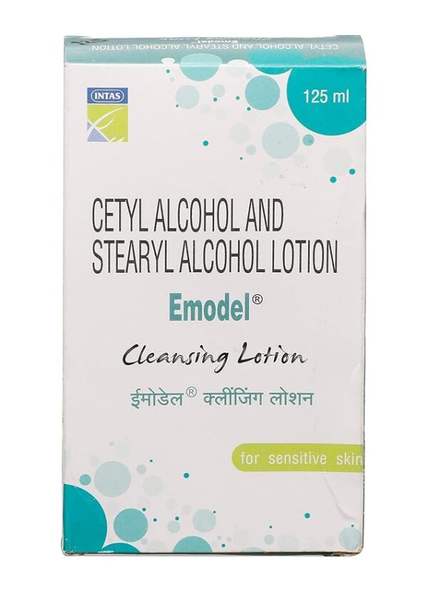 Emodel Cetyl & Stearyl Alcohol Cleansing Lotion | For Sensitive Skin - Image 3