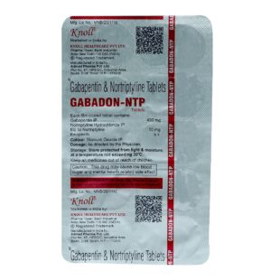 Gabadon-NTP 400mg/10mg Tablet