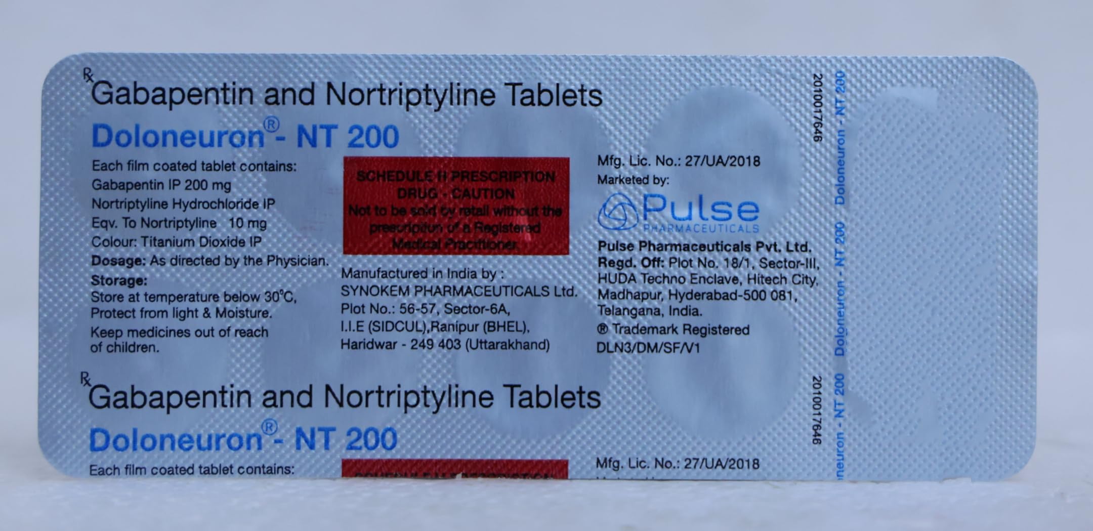 Doloneuron-NT 200 Tablet 1*10