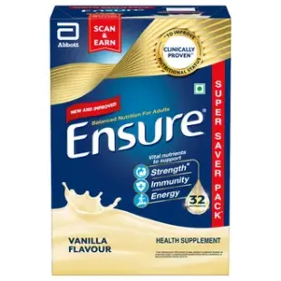 Ensure Balanced Nutrition Vanilla Flavour Powder for Adults, 950 gm