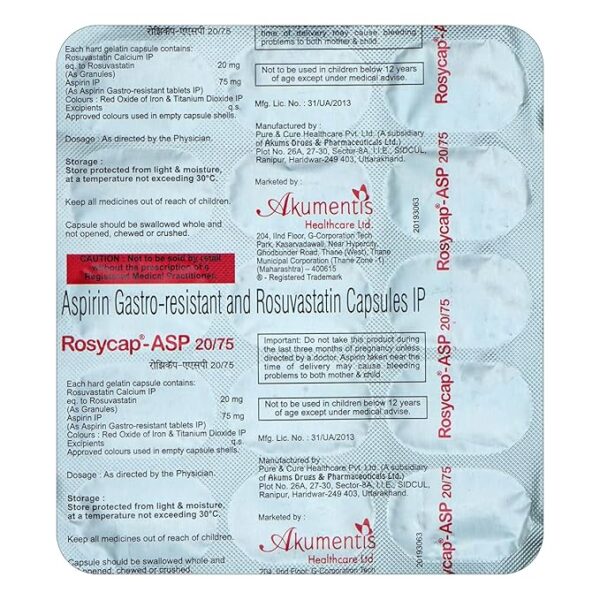 Rosycap-ASP 20/75 Capsule - Image 3